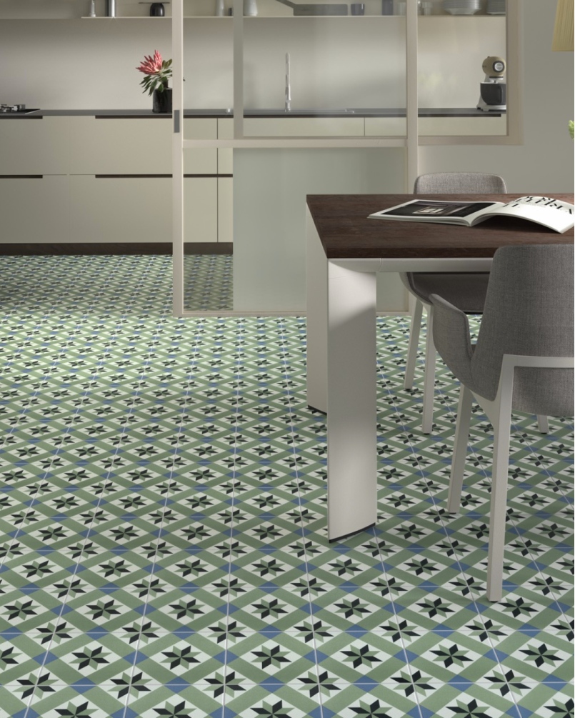 Infusion Ribeira 20x20 - Carrelage style carreaux de ciment (carton de 1 m2)