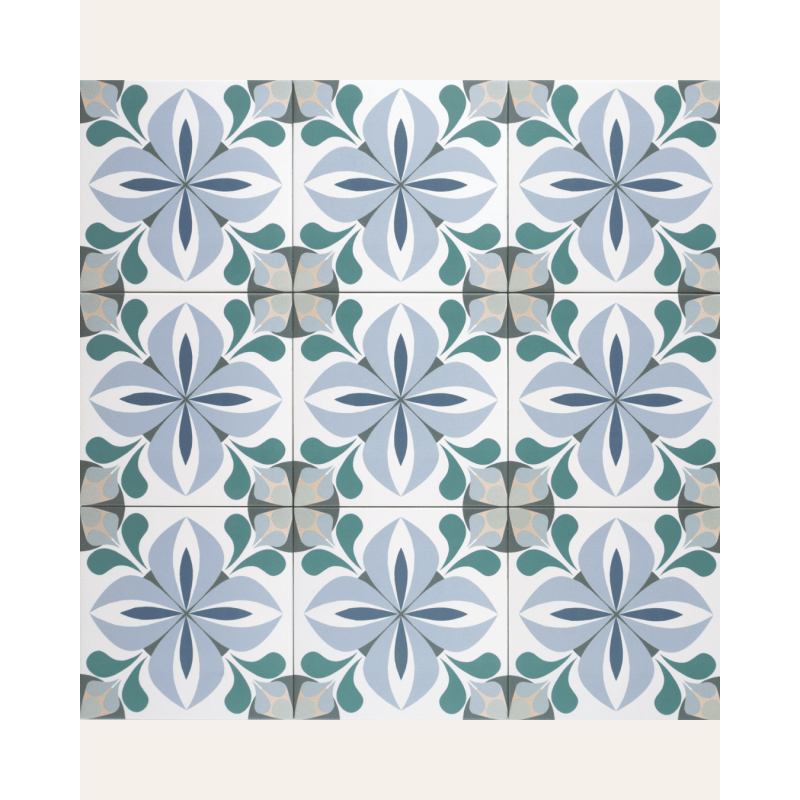 Normandy Ruan 20x20 - Carrelage style carreaux de ciment (carton de 1 m²)