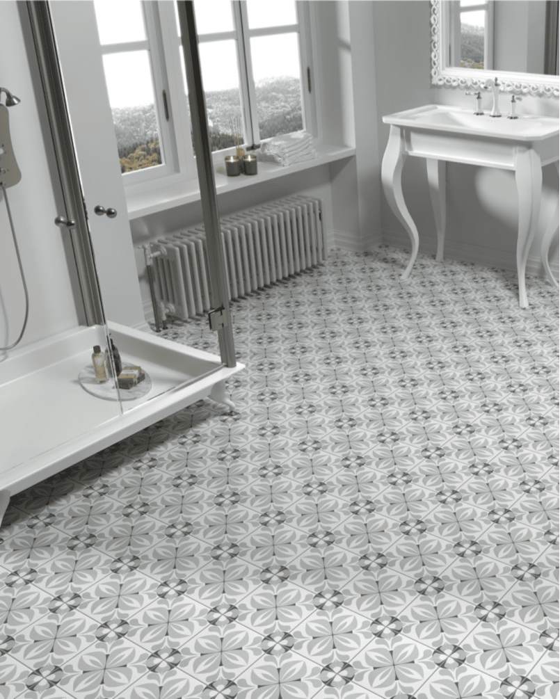 Normandy Caen 20x20 - Carrelage style carreaux de ciment (carton de 1 m²)