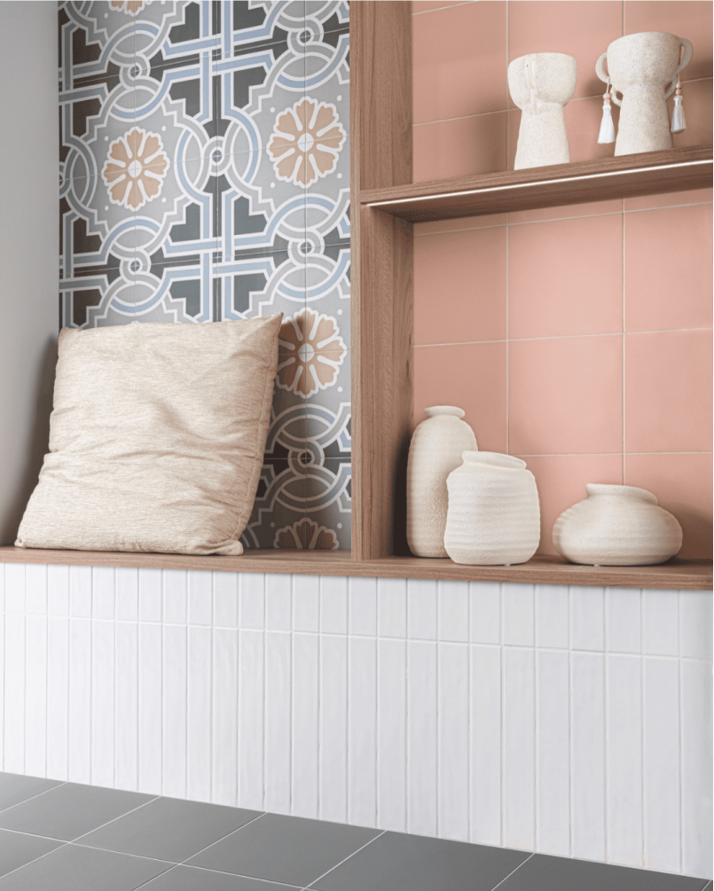 Normandy Lemont 20x20 - Carrelage style carreaux de ciment (carton de 1 m²)