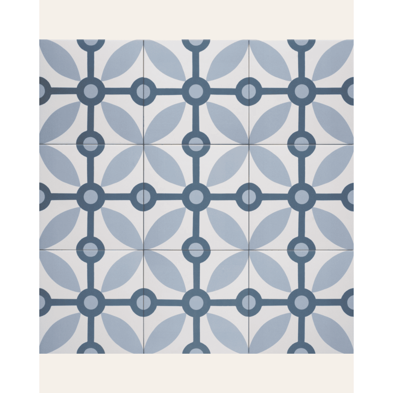 Normandy Sena 20x20 - Carrelage style carreaux de ciment (carton de 1 m²)