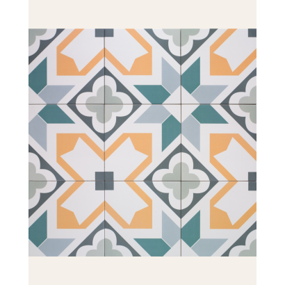 Normandy Herve 20x20 - Carrelage style carreaux de ciment (carton de 1 m²)