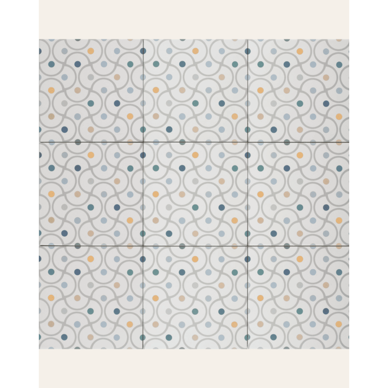 Normandy Lyons 20x20 - Carrelage style carreaux de ciment (carton de 1 m²)
