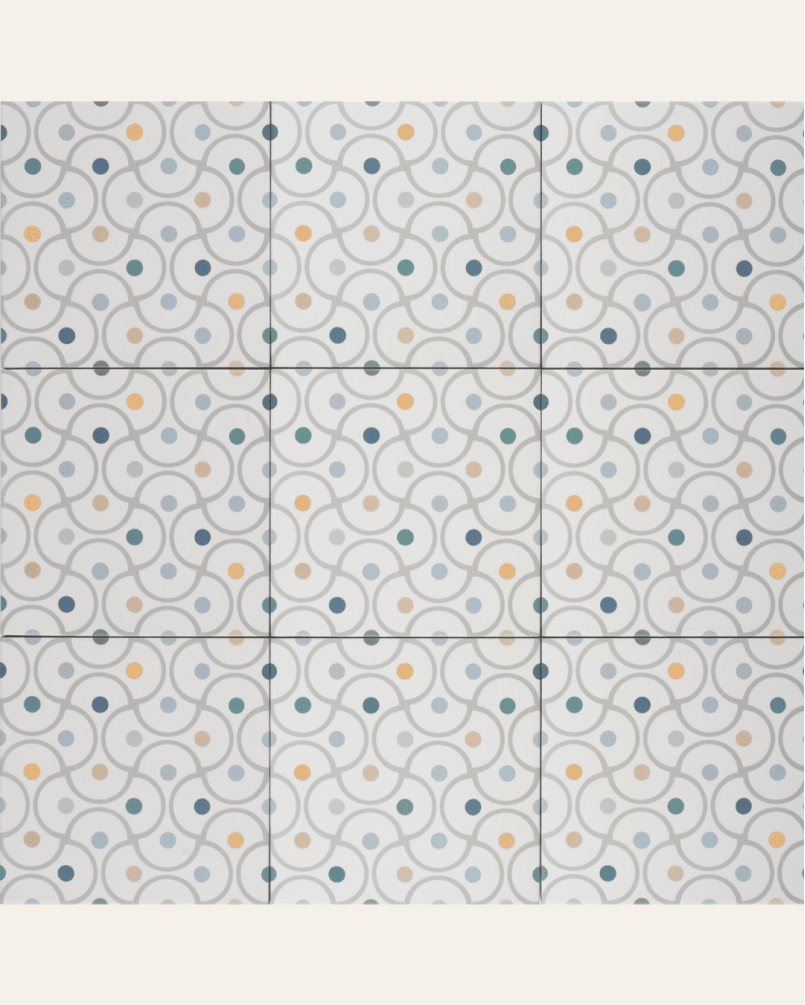 Normandy Lyons 20x20 - Carrelage style carreaux de ciment (carton de 1 m²)