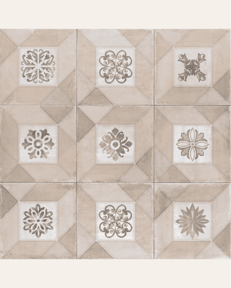 Deco Elegance Cream 20x20 -...