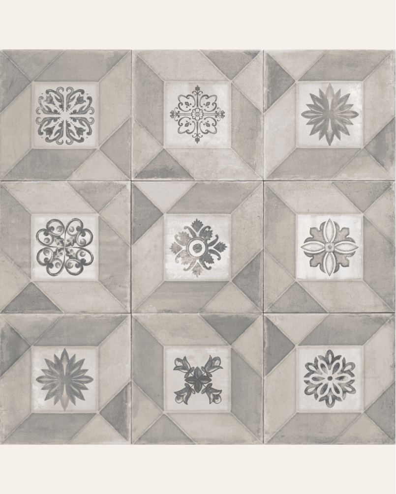 Deco Elegance Grey 20x20 -...