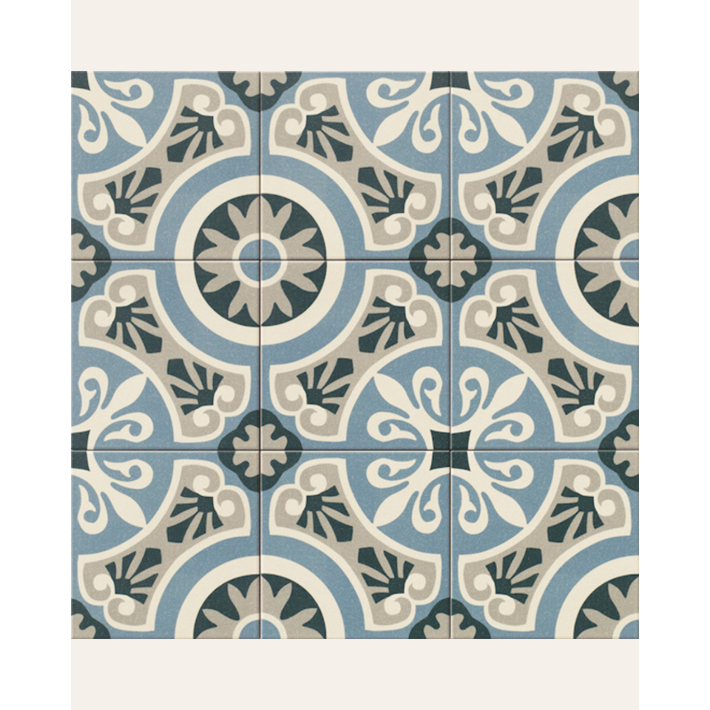 Centro Viena 20x20 - Carrelage décoratif à motifs floraux (carton de 1 m²)