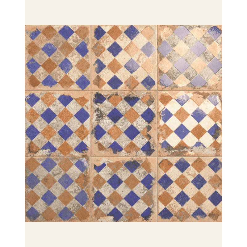 Native Cream 20x20 - Carrelage style carreaux de ciment