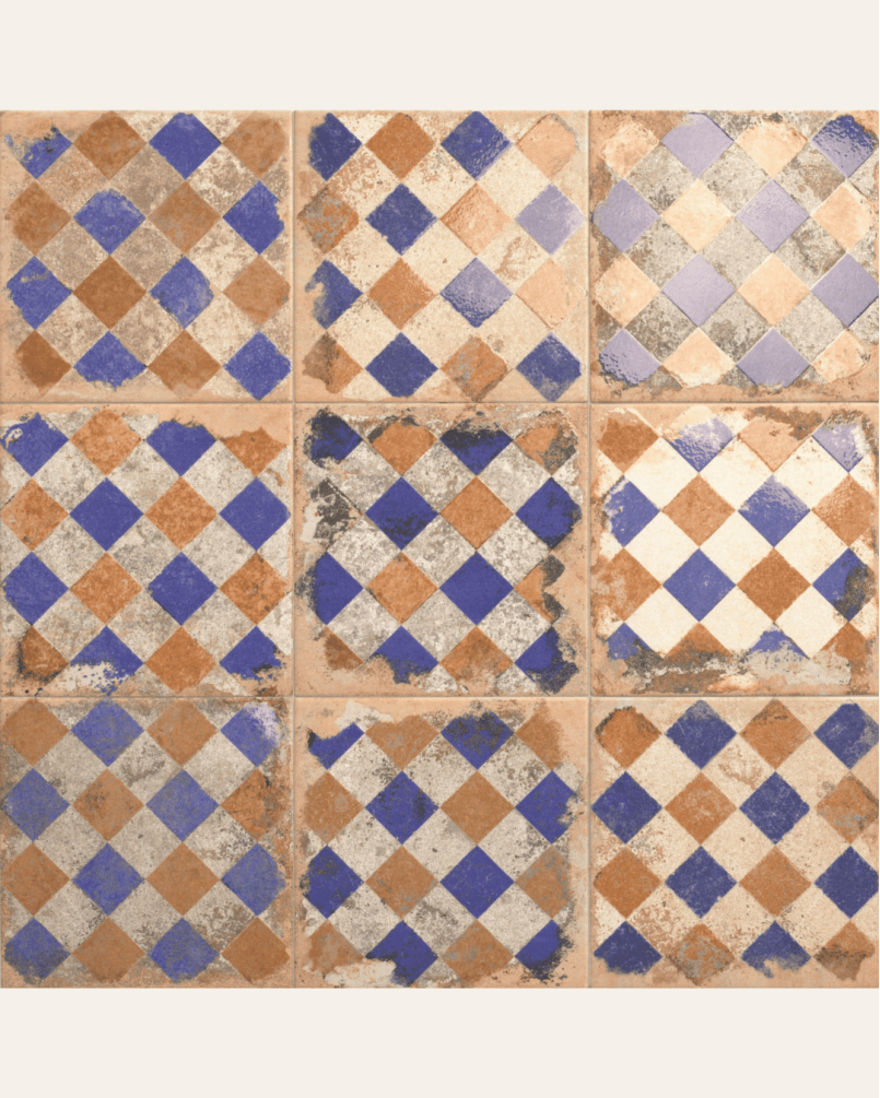 Native Cream 20x20 - Carrelage style carreaux de ciment