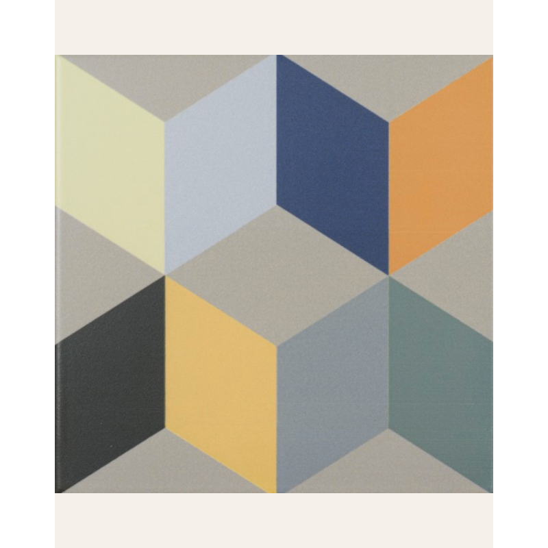 Lahore Yellow 15x15 - Carrelage style carreaux de ciment (carton de 0,5 m²)