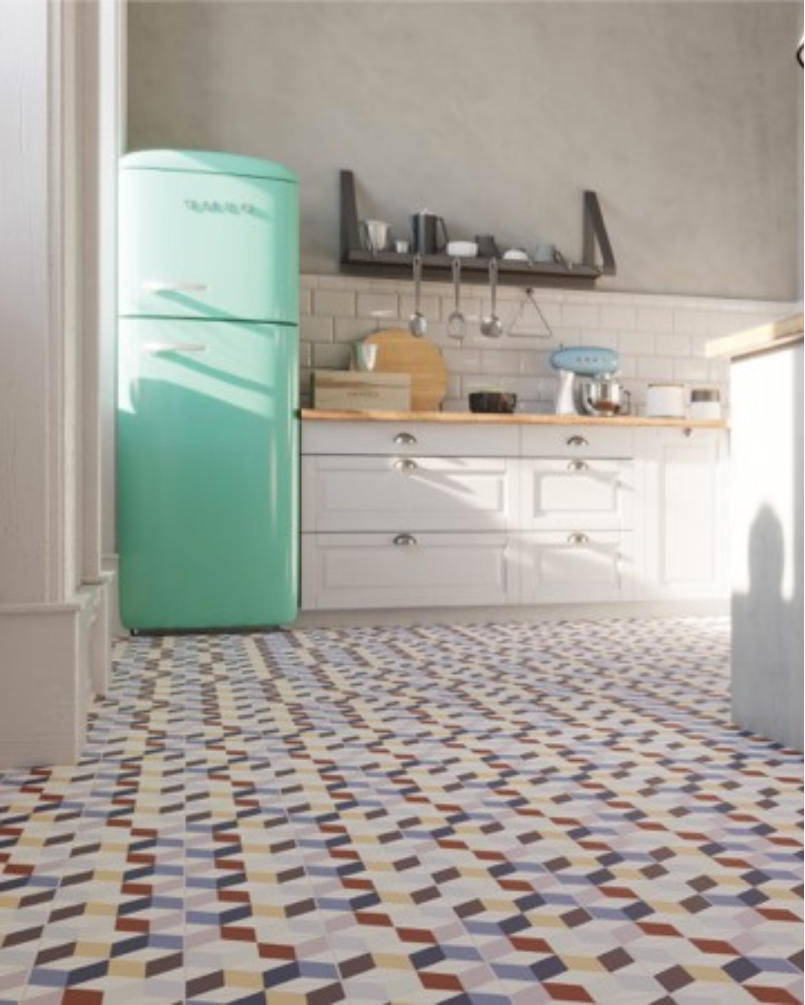 Lahore Vintage 15x15 - Carrelage style carreaux de ciment (carton de 0,5 m²)