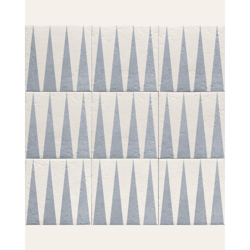 Decor Blue Four 20x20 - Carrelage style carreaux de ciment (carton de 1 m2)