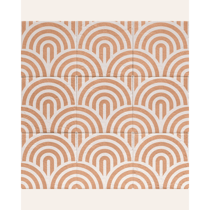 Decor Canem Three 20x20 - Carrelage style carreaux de ciment (carton de 1 m2)