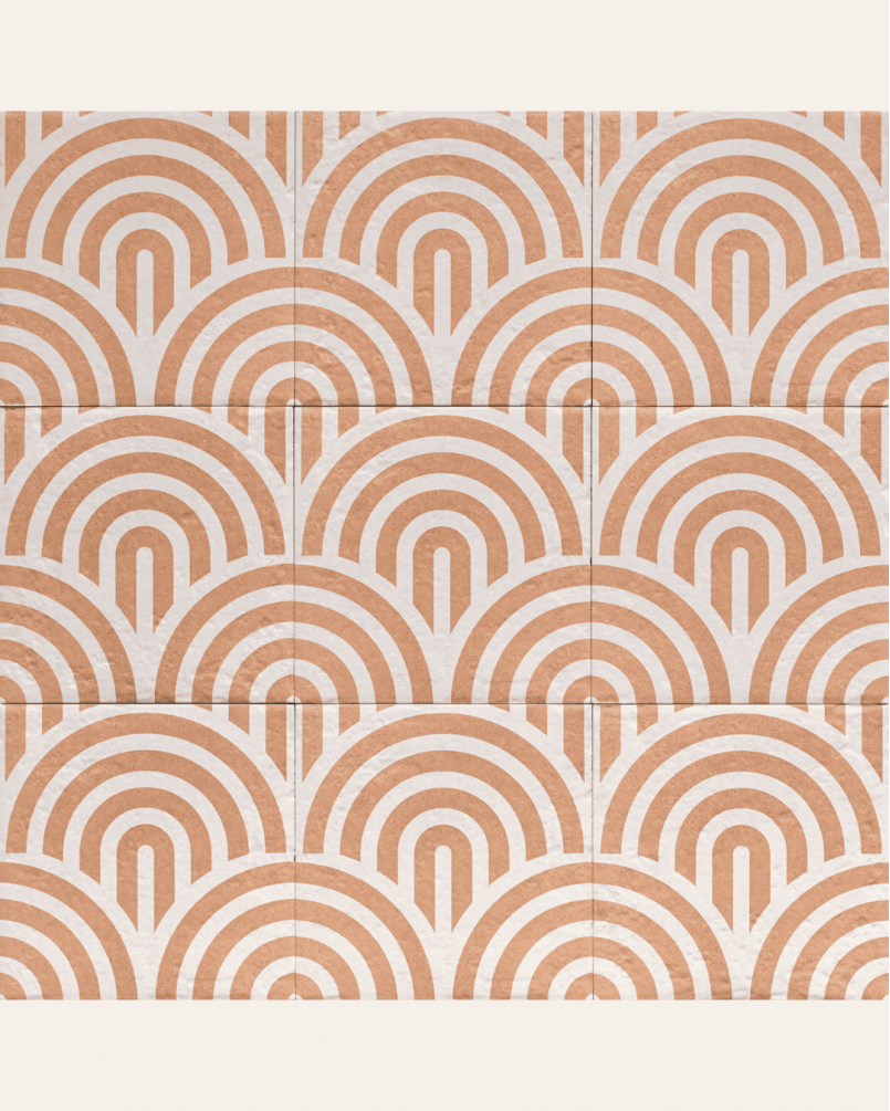 Decor Canem Three 20x20 - Carrelage style carreaux de ciment (carton de 1 m2)