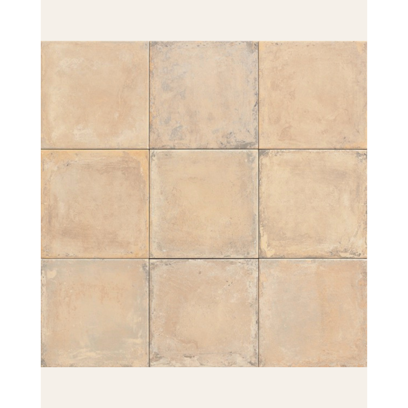 Scudo Cream 20x20 - Carrelage effet béton (carton de 1 m²)