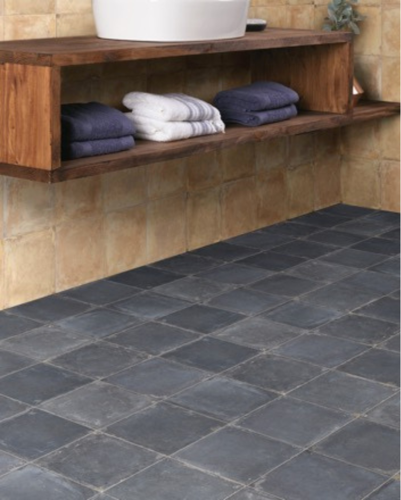 Scudo Azurro 20x20 - Carrelage effet béton (carton de 1 m²)