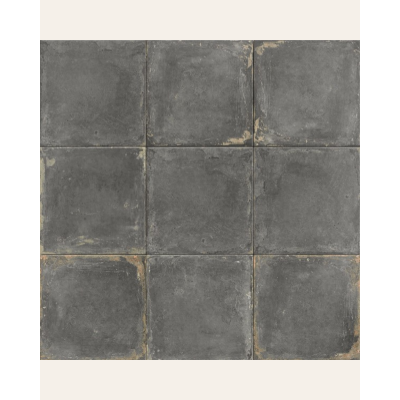Scudo Nero 20x20 - Carrelage effet béton (carton de 1 m²)