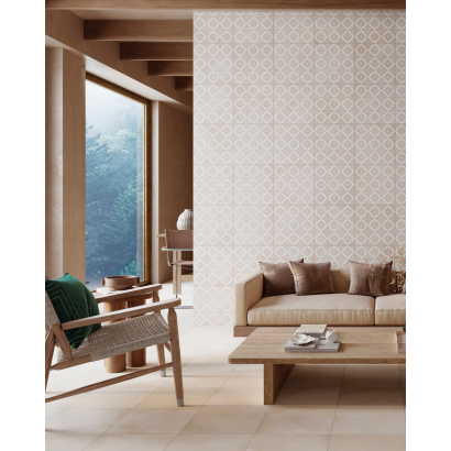 Bari Deco Sand 33x33 - Carrelage style carreaux de ciment (carton de 1 m2)