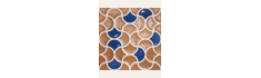 Lattice Cotto Cobalt 33x33 - Carrelage style carreaux de ciment (carton de 0,89 m2)