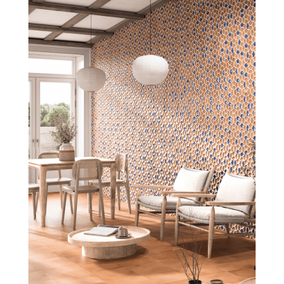 Lattice Cotto Cobalt 33x33 - Carrelage style carreaux de ciment (carton de 0,89 m2)
