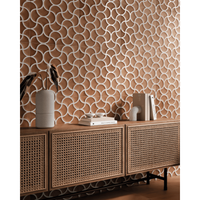 Lattice Cotto 33x33 - Carrelage style carreaux de ciment (carton de 0,89 m2)