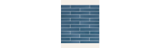 Sidney Navy 5x30 - Faïence effet zellige (carton de 0,51 m²)