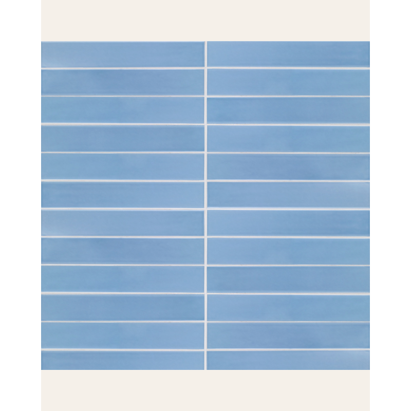 Sidney Calm 5x30 - Faïence effet zellige (carton de 0,51 m²)