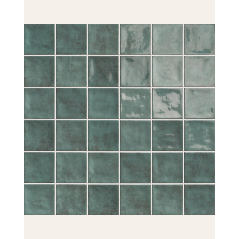 Dix Chaouen Ocean 20x20 - Faïence effet zellige (carton de 1 m²)