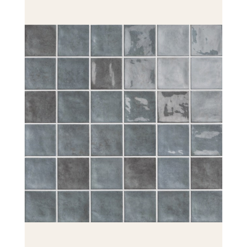 Dix Chaouen Note 20x20 - Faïence effet zellige (carton de 1 m²)