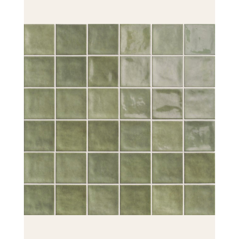 Dix Chaouen Forest 20x20 - Faïence effet zellige (carton de 1 m²)