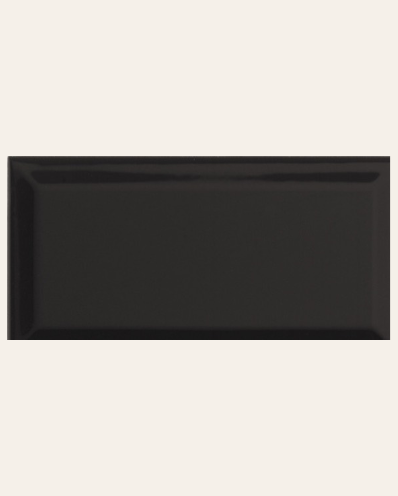 Bissel Negro 10x20 - Faïence style métro (carton de 1 m²)