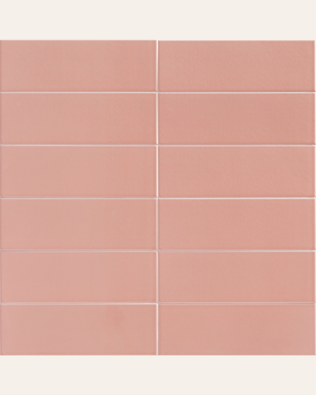 Jungle Flamingo 10x30 - Faience unie (carton de 1 m2)