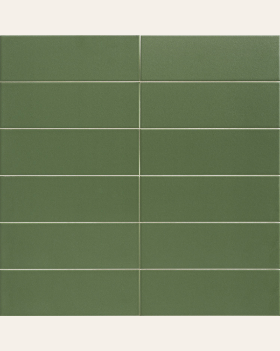 Jungle Olive 10x30 - Faience unie (carton de 1 m2)