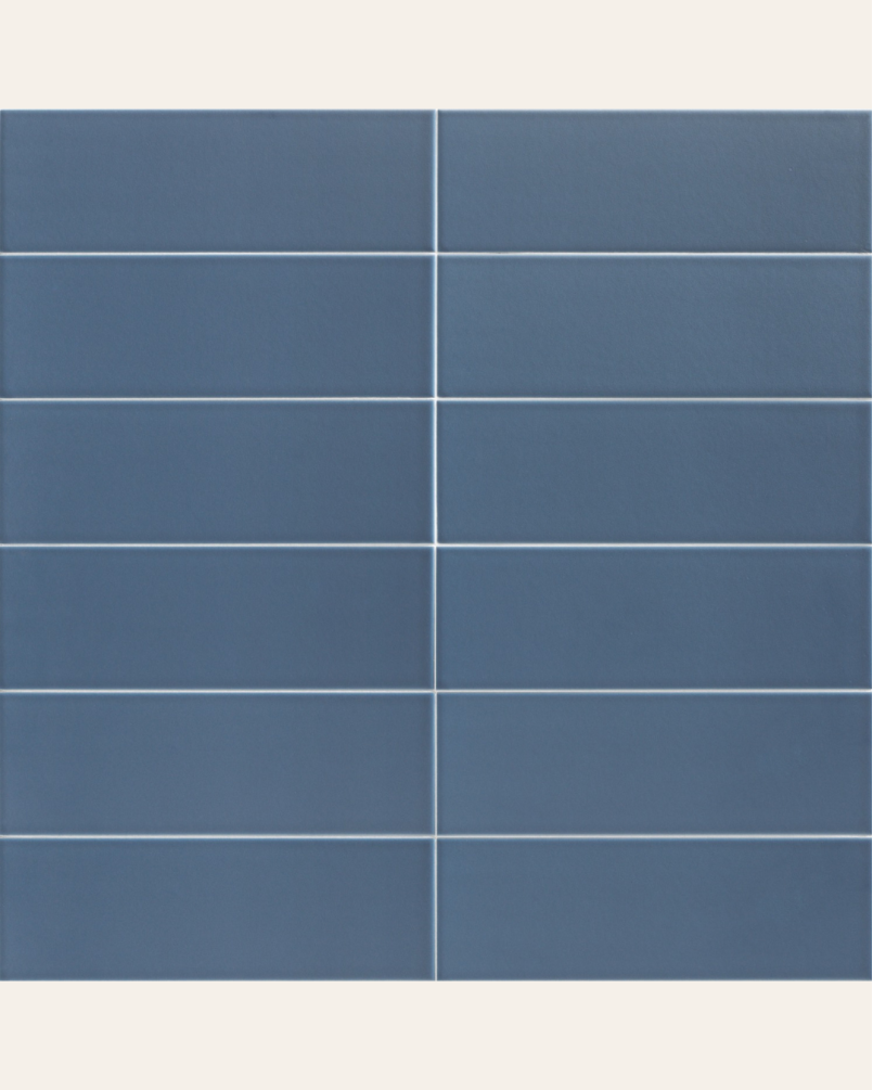 Jungle Marine 10x30 - Faience unie (carton de 1 m2)