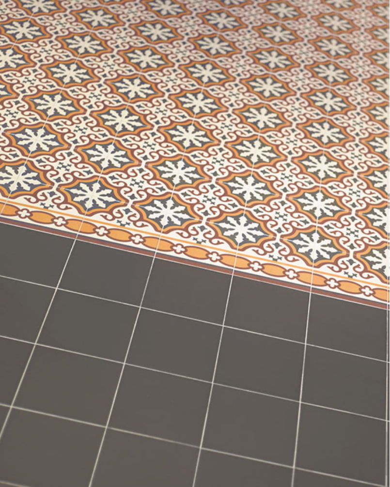 Victorian Gris 20x20 - Carrelage uni (carton de 1 m²)