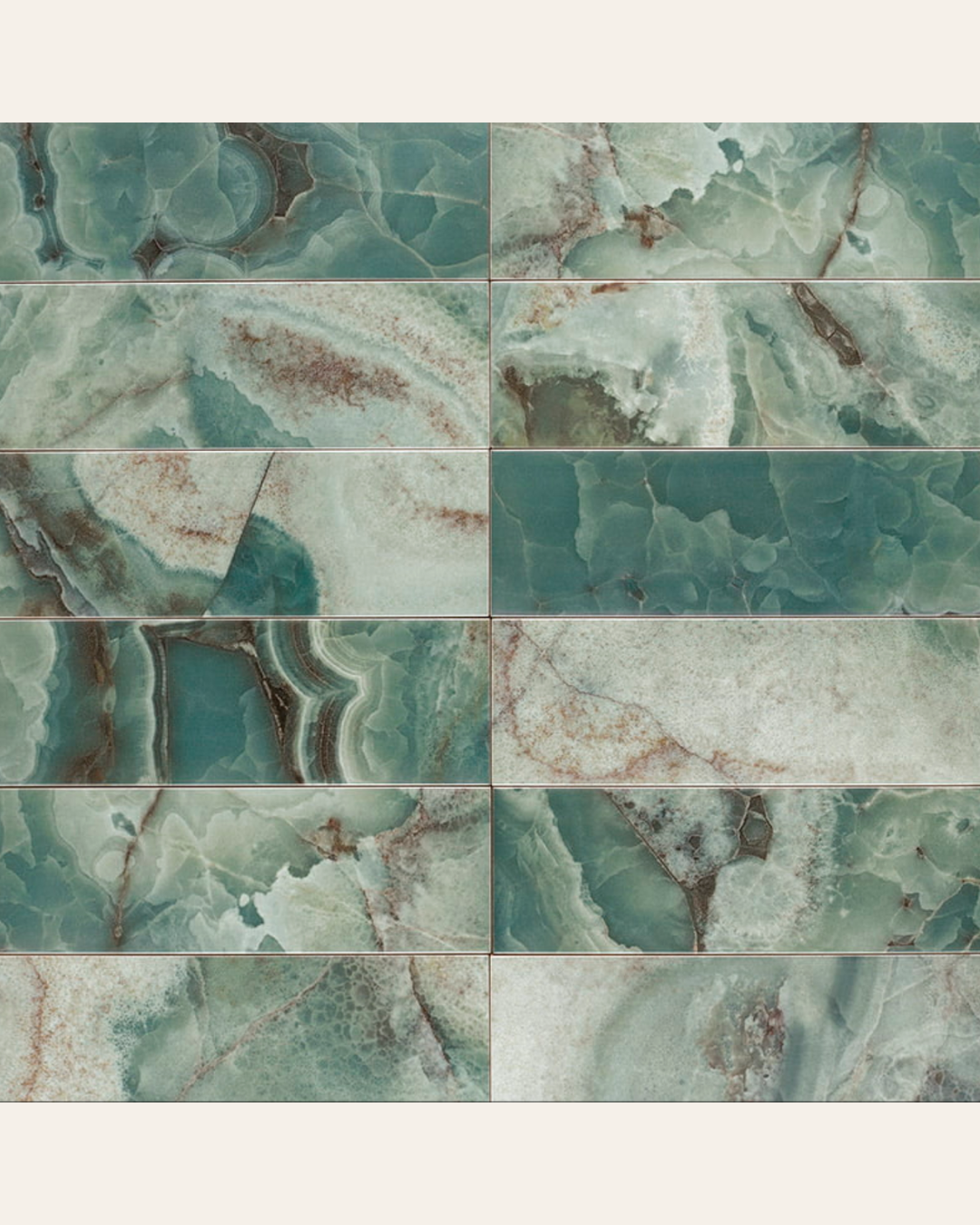 Chloe Emerald 10x30 - Faience effet marbre (carton de 1,02 m2)