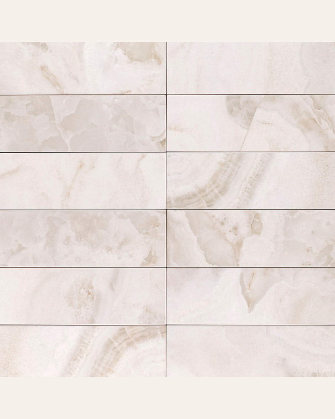 Chloe Snow 10x30 - Faience effet marbre (carton de 1,02 m2)