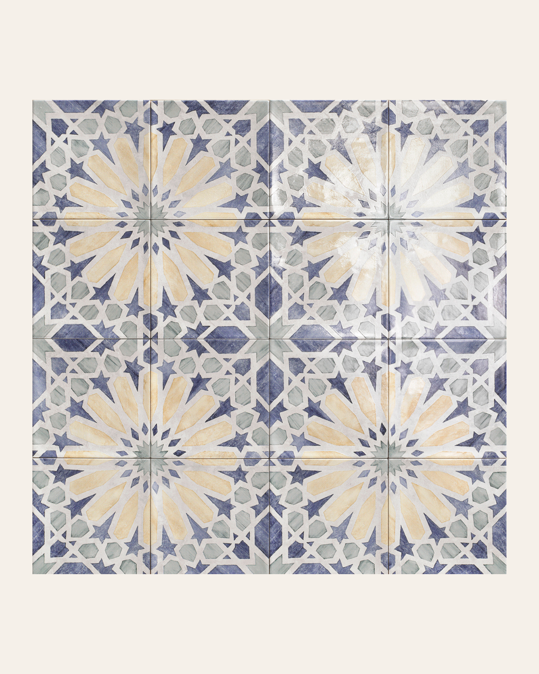 Nazari Mudejar 15x15 - Carrelage style carreaux de ciment (carton de 1 m2)
