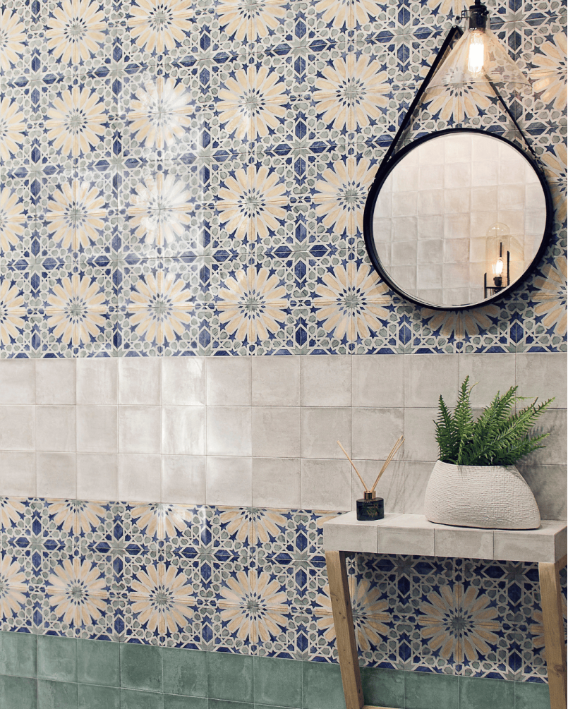 Nazari Mudejar 15x15 - Carrelage style carreaux de ciment (carton de 1 m2)