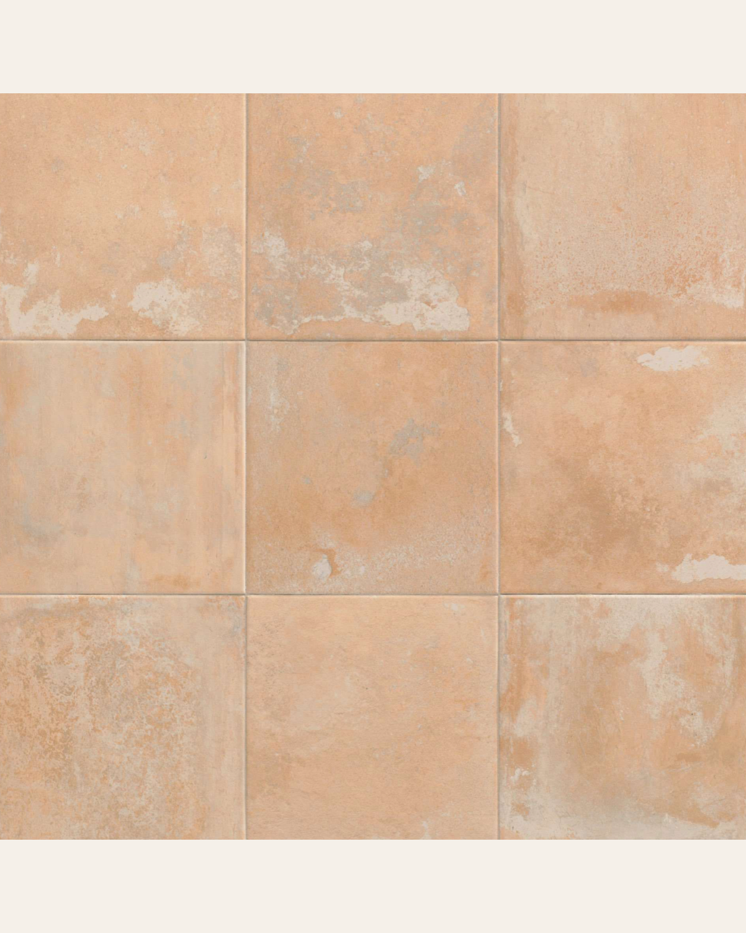 Land Cream 20x20 - Carrelage effet terre cuite (carton de 1 m2)