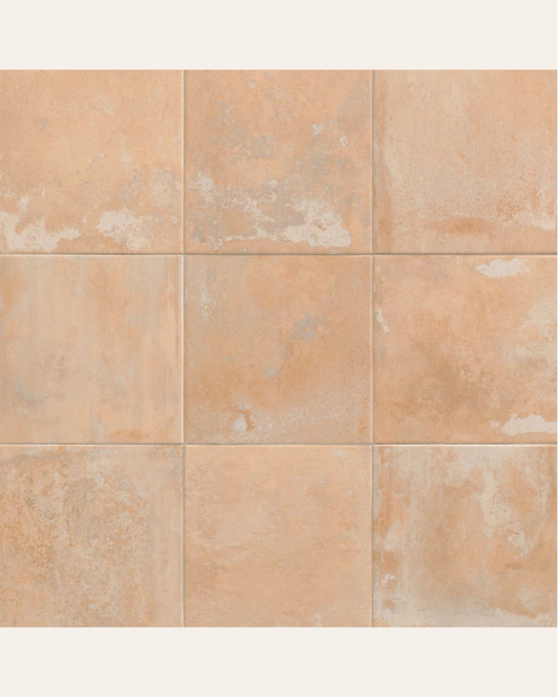 Land Cream 20x20 - Carrelage effet terre cuite (carton de 1 m2)