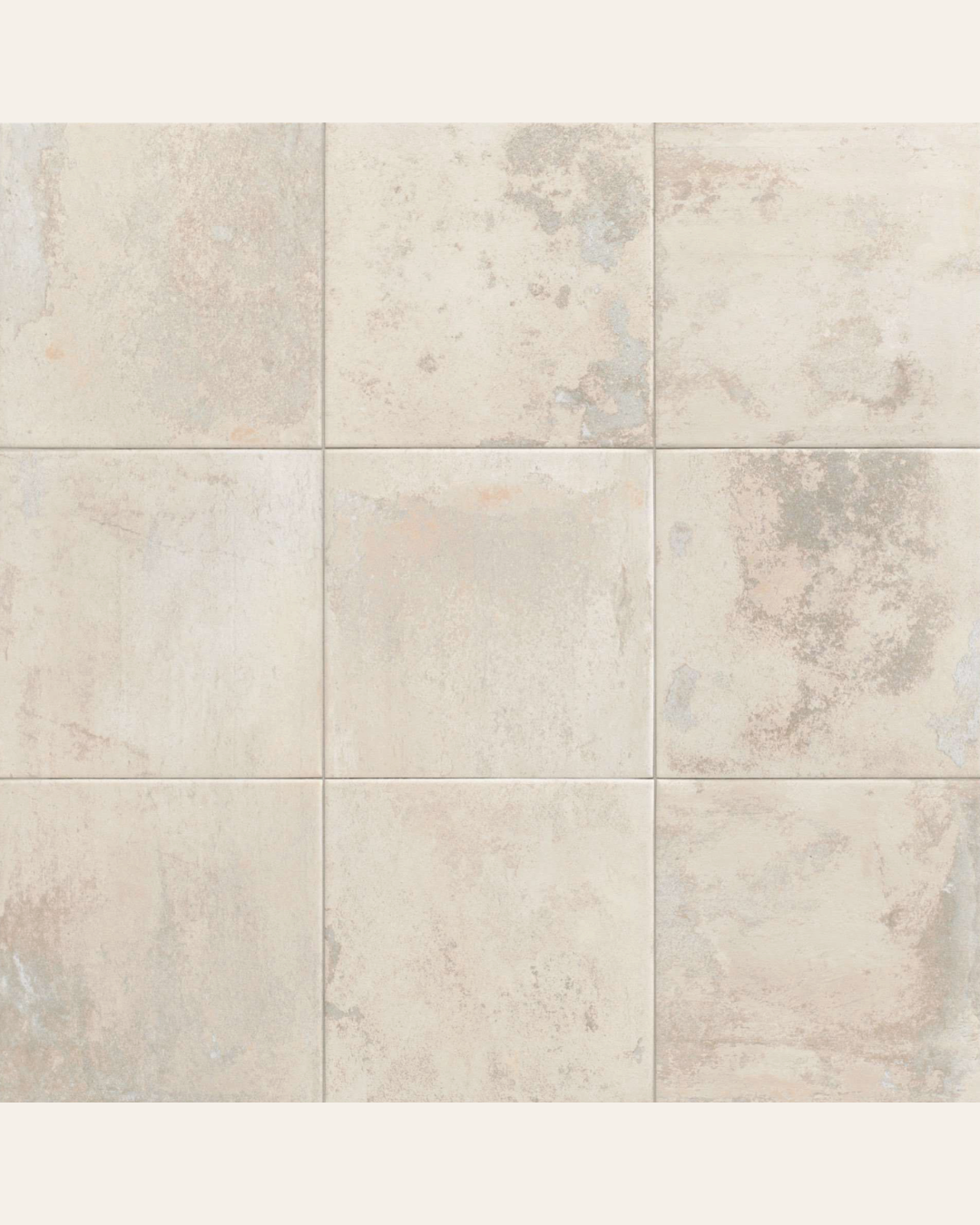 Land White 20x20 - Carrelage effet terre cuite (carton de 1 m2)