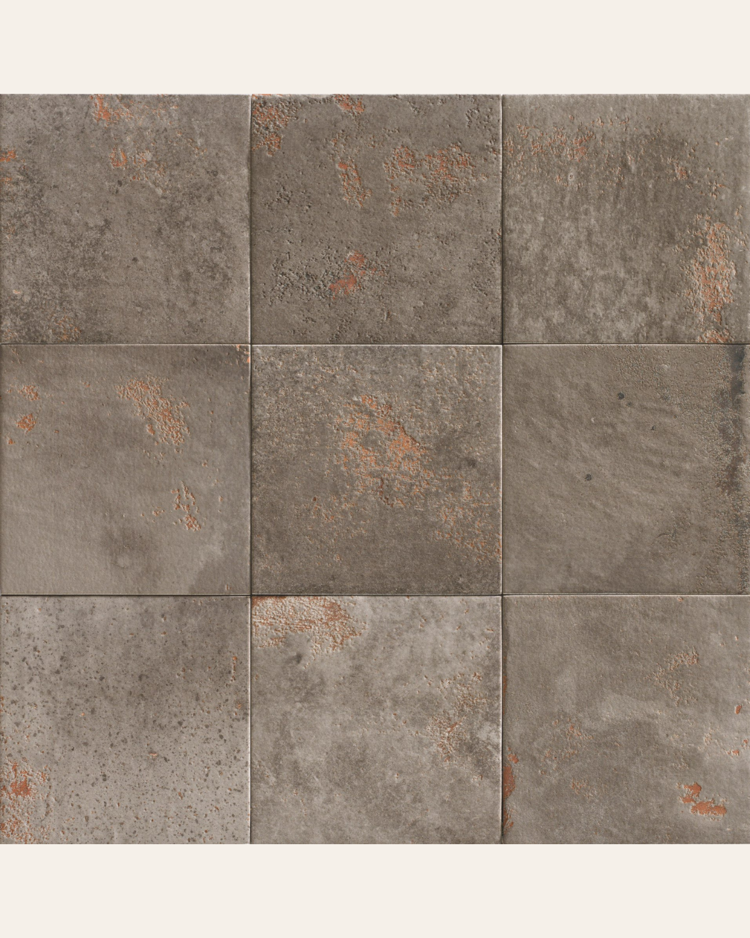 Meraki Grey 20x20 - Carrelage aspect vielli brillant (carton de 1 m2)