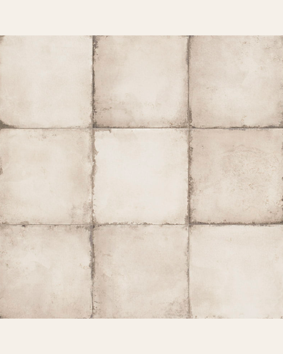 Bottega Bianco 20x20 - Carrelage style traditionnel (carton de 1 m2)