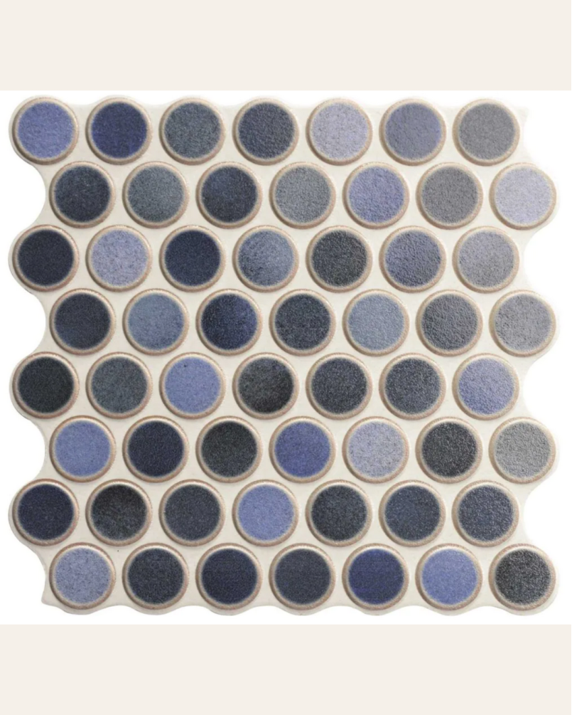 Dakhla Azure 30,9x30,9 - Faience relief (carton de 0,86 m2)