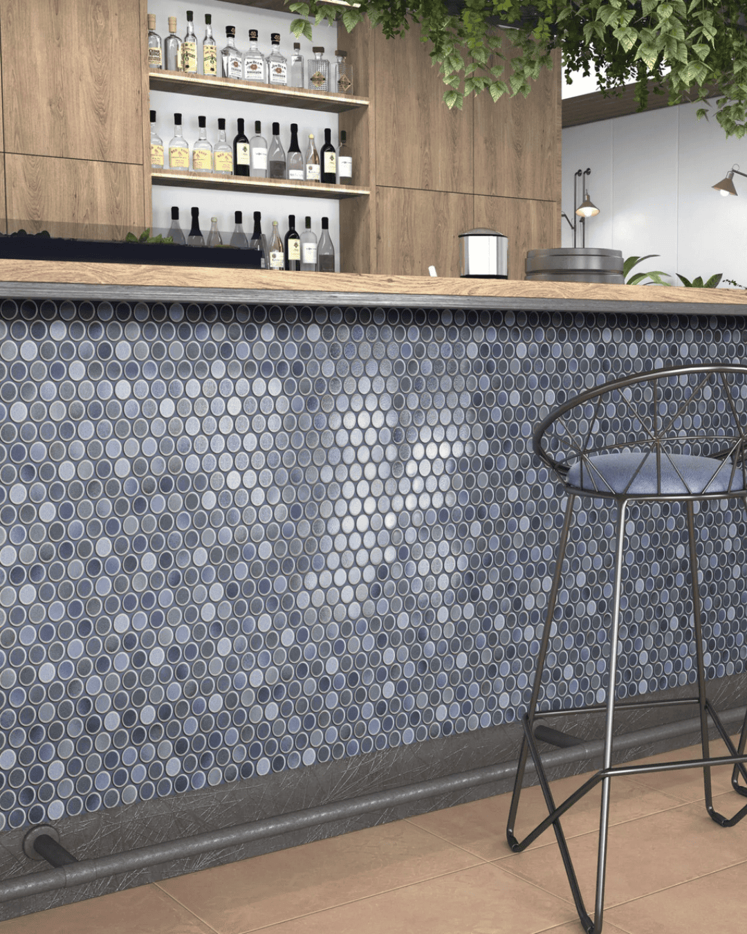 Dakhla Azure 30,9x30,9 - Faience relief (carton de 0,86 m2)