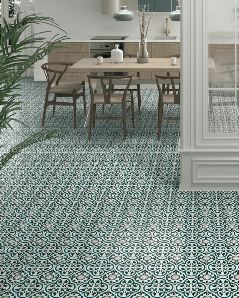 Infusion St Etienne 20x20 – Carrelage style carreaux de ciment (carton de 1 m²)