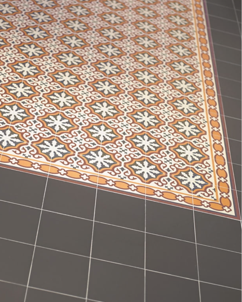 Centro Gotic Motif Central 20x20 - Carrelage style carreaux de ciment (carton de 1 m²)