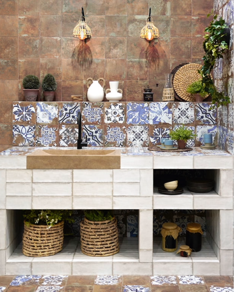 Anthology Cotto 20x20 - Carrelage style carreaux de ciment (carton de 1 m2)