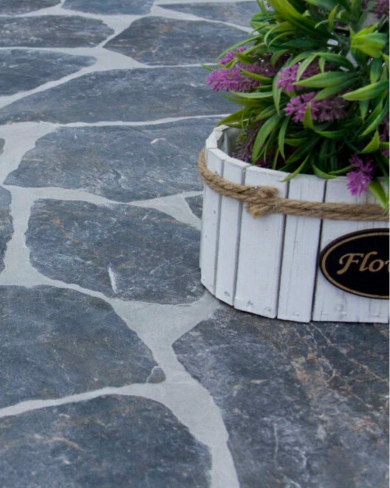 Montesa Antracita (taille M) 22,6x32,6 - Carrelage effet pierre (carton de 1,03 m²)